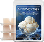 Scentsationals Vanilla Bean Scented Wax Melts - Vanilla & Sugarcane Scents, 10oz (24 Cubes)