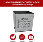 Shoe Cover Box - Welcome Guests to Please Cover Shoes. Indoor Foldable Storage Bin to Fill w/your Favorite Booties. For Homeowner, Real Estate Agent, Realtor Open House Supplies | 1 Grey & Black