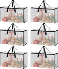 Moving Bags Heavy Duty – Clean Packing Solution, Large Storage Totes with Zippers and Handles for Moving and Organizing