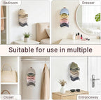 Mkono Hat Organizer for Baseball Caps, Hat Rack for Wall Hold Up to 10 Hats, Hat Holder On Wall Ball caps Storage Organizer Display for Door, Closet, Entryroom, Laundry Cap Organization