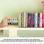 Mini Decorative Books For Home Decor, Small Wood Book Stack For Table Decor, Home Decor Book For Living Room Mantel, Farmhouse Stacked Books Decorative（L35）