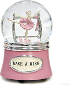 Ballerina Snow Globes Christmas Music Box, Rotating Ballet Dance Musical Snowglobe for Girls, 100MM Water Globe Plays Fur Elise Melody, Gifts for Women Dancers Friends