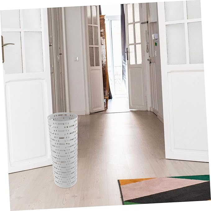 MAGICLULU Convenient Iron Umbrella Stand for Entryway Storage Rack for Folding Umbrellas Water Retention Base Stylish Organizer for Home Office Decor
