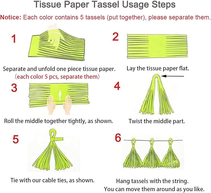 15PCS Shiny Tassel Garland Tissue Paper Tassel Banner,Table Decor,Tassels Party Decor Supplies for Wedding,Birthday,Bridal/Baby Shower,Anniversary,DIY Kits - (Pink/Light Blue/Gold)