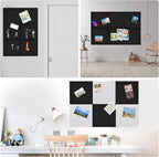 Bulletin Board, 6 Pcs Large Cork Board for Wall 36" x 24", Felt Pin Board Tiles with 40 Pushpins, CorkBoards for Office Home Decor