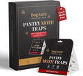 12 Pack Pantry Moth Traps for House Indoor – Advanced Red Line Formula Pantry Moth Traps with Pheromones Prime – Safe & Non-Toxic – Targets Indian Meal Moths & Other Pantry Moths