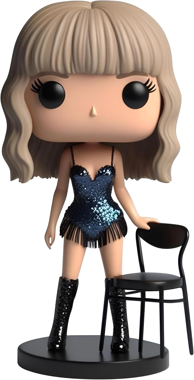 Cute Singer Star Doll Epoxy Resin Fashion Doll Singing Modeling, Charms Cartoon Style,The Best Gift for Music Fans and Friends (#1)