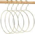 Round Clothes Hangers Metal Scarf Organizer Circular Holder for Closet Storage Home Laundry Accessories 10.03X7 Inch