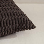 Fancy Homi 4 Packs Decorative Throw Pillow Covers for Living Room Couch Bed, Modern Farmhouse Boho Home Décor Accent Cushion Case, 24" x 12", Dark Brown