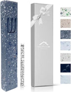 A&S Modern Stone Mezuzah Case Design, Mezuza Cover for Scroll Protection, Easy Peel and Stick Houswarming Gift and Home Blessing
