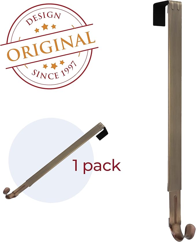 Haute Decor Adjustable Length Wreath Hanger - 20 Lb. Capacity