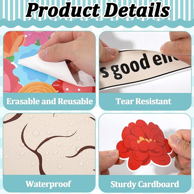 Growth Mindset Bulletin Board Classroom Decoration Flower Themed Change Your Mindset Bulletin Board Set Daisy Brain Cutouts Spring Positive Sayings Posters Decor for Back to School Teacher