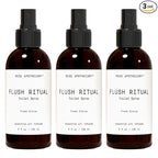 Muse Apothecary Flush Ritual - Aromatic & Refreshing Toilet Spray, Use Before You Go, 8 oz, Infused with Natural Essential Oils - Fresh Citrus, 3 Pack