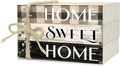 Mini Decorative Books For Home Decor, Small Wood Book Stack For Table Decor, Home Decor Book For Living Room Mantel, Farmhouse Stacked Books Decorative（L35）