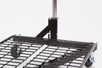 Econoco Commercial Garment Rack - Rolling Clothes Rack, Heavy Duty (Z Rack with Base Shelf, Black)