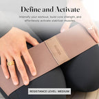 WeGym Fabric Resistance Bands, Workouts at Home, Set of 3 Bands, Exercise Bands for Lower Body Workouts, Travel Friendly Fitness Equipment, Stylish Fitness