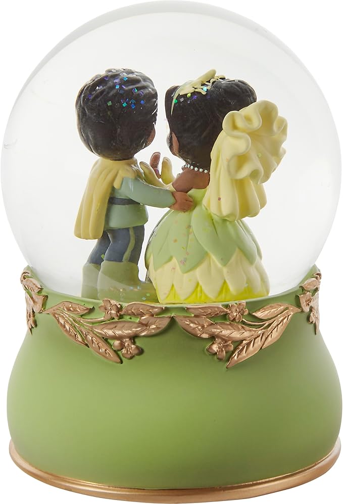 Precious Moments Love Finds A Way Princess and The Frog Musical Snow Globe