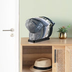 Mkono Hat Organizer for Baseball Caps, Hat Holder for 10 Baseball Caps, Tabletop Hat Rack Stand Hat Storage Display Cap Organizer for Desk Closet Shelf Dresser (Black, Small)