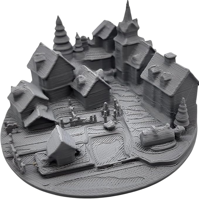 Medieval Village Collectible Figurine - 3D Printed in Canada