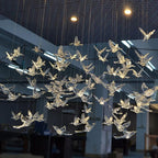 Ceiling Decoration Flying Bird Lifelike DIY Hanging Decorative for Kindergarten Shopping Mall Bedroom Party Christmas Tree
