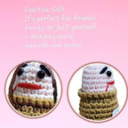 Aries Gifts Women for Birthday Christmas,Zodiac Aries Birthday Gifts Astrology Plush Toy Crochet Doll for Halloween,Retirement Bosses Day,Inspirational Cute Gag Stuff(Aries)