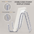 Picture Stands for Display 3 Pack 3 Inch Plate Stands for Display - Silver Metal Decorative Plate Stand, Plate Holder Display Stand, Picture Frame Stand, Plate Display Stands for Picture Stand