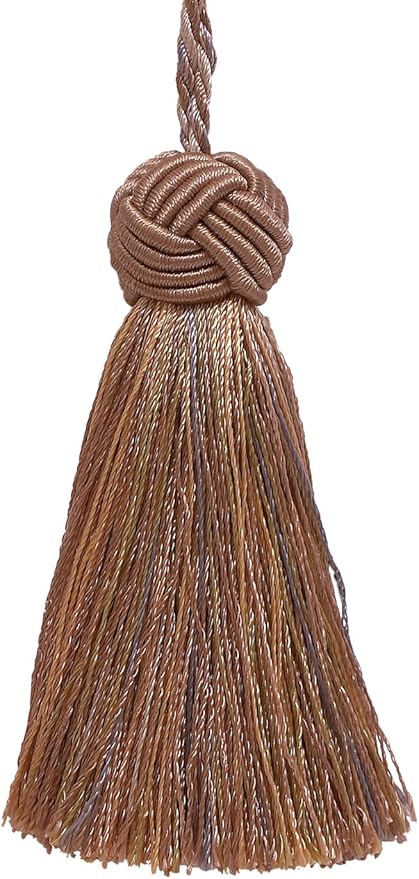 DÉCOPRO Decorative 3.5 inch Tassel/Beige Multi Tone/Baroque Collection Style# BTS Color: Sandstone - 7245