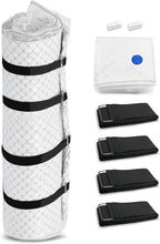 Storage Master Vacuum Storage Bag for King Size Mattress - Ideal for Memory Foam and Latex Up to 14 Inches - Designed for Easy Moving, Shipping and Storing with Straps (KING/CAL KING)