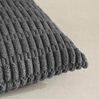 Fancy Homi 4 Packs Decorative Throw Pillow Covers for Living Room Couch Bed, Modern Farmhouse Boho Home Décor Accent Cushion Case, 24" x 24", Dark Gray
