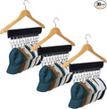 Hat Rack for Baseball Caps, 3Pack Hat Organizer, Hang Hat Hanger for Closet, Hat Storage Clips Holder for Ball Cap Winter Beanie & Accessories, Not Including Hangers & Hats (3PC Black)