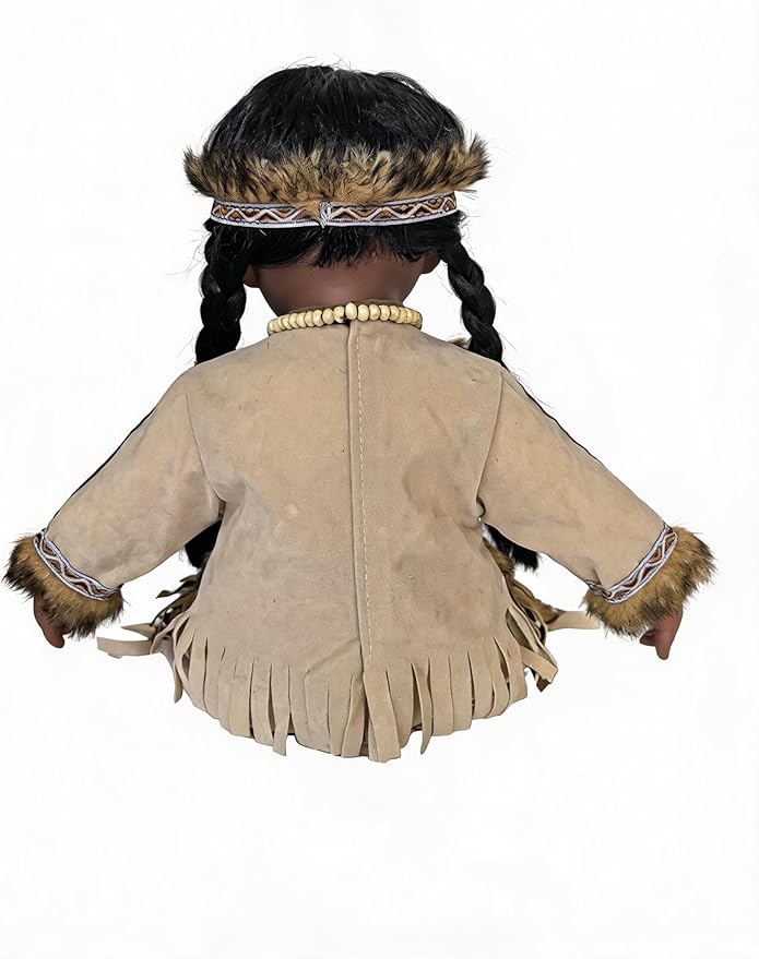 22" Collectible Native American (Indian) Vinyl Doll - VM221132 (Tara)