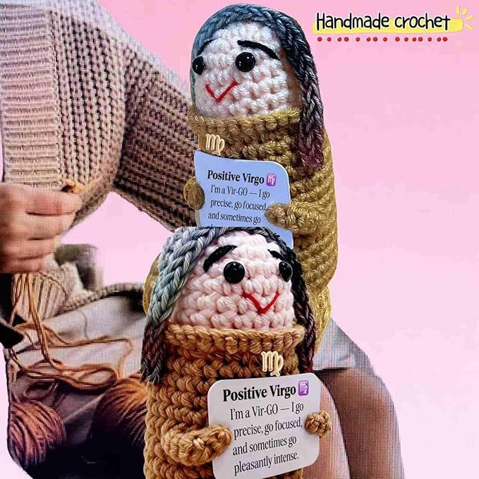 Virgo Gifts Women Men Birthday,Virgo Gift Zodiac Astrology Plush Toy for Halloween,Retirement Bosses Day Inspirational Stuff Things