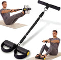Upgraded Pedal Resistance Band with Handle - Fashion Puller Exercise Tool, Thickened Built-in Latex Tube Pedal Resistance Device & Soft Nitrile Rubber Anti-Slip Footrest for The Core/Arms