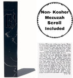 A&S Modern Stone Mezuzah Case Design, Mezuza Cover for Scroll Protection, Easy Peel and Stick Houswarming Gift and Home Blessing