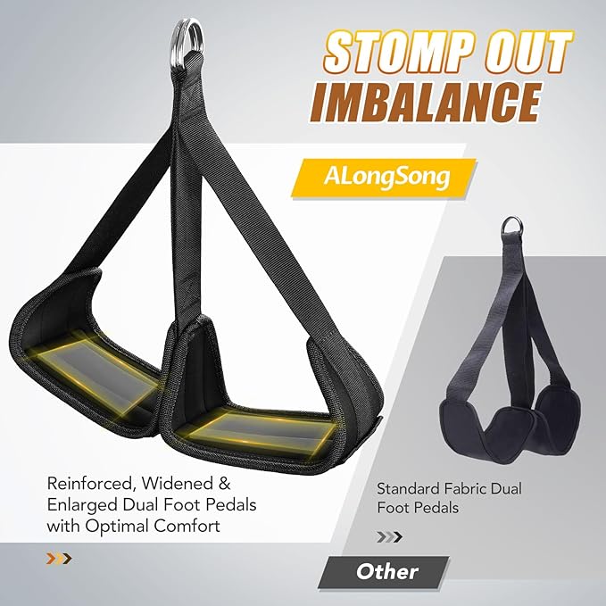 Pull Up Assistance Bands with Foot Support Pedal - Upgraded Heavy Duty Resistance Bands Adjustable Weight/Height with 80Lbs Bands&Measured Strap for Strength Training Home Gym