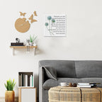 Motivational Quotes Wall Art Decor, Inspirational Graduation Decor Gift, Positive Canvas Posters Painting Artwork for Office Classroom Bedroom Home Decorations (8 X 8 Inches, Framed)