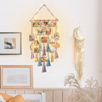Homecor Gifts for Teenage Girls, Hanging Photo Display & Moon Dream Catchers, Christmas Teen Girls Gifts Ideas Ages 10 11 12 13 14 Years Old, Macrame Wall Decor Boho Bedroom Dorm Aesthetic Room Decor