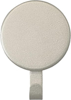 Haute Decor Attract Magnetic Wreath Hanger (Textured Silver) - Set of 2 Magnets - for 2 Metal Doors/Surfaces or 1 Single-Pane Glass Door/Window -Will not Work on Double-pane Glass or Thick Glass