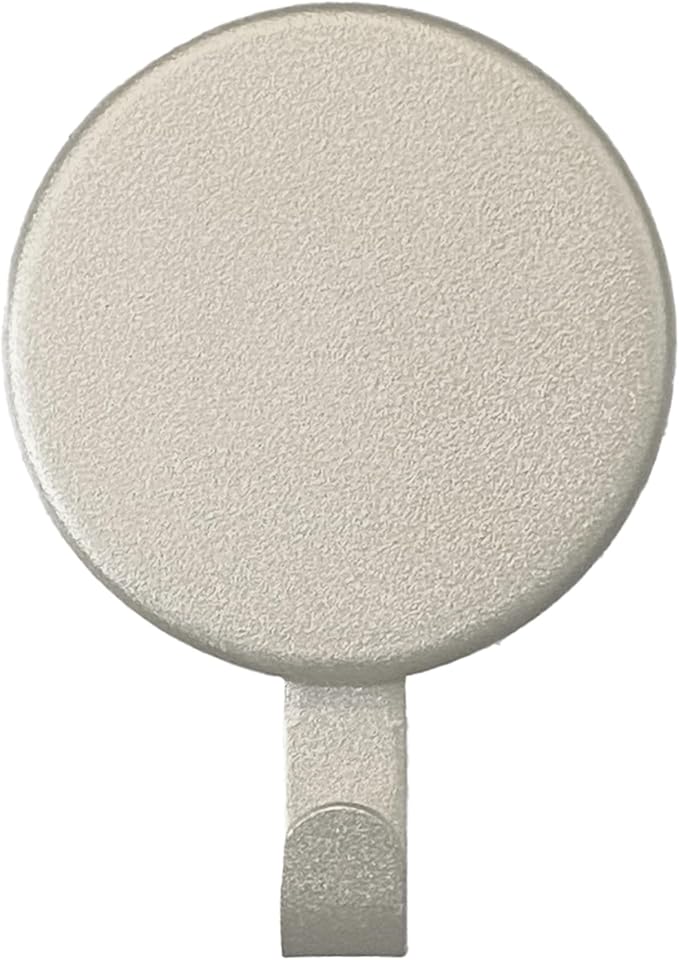 Haute Decor Attract Magnetic Wreath Hanger (Textured Silver) - Set of 2 Magnets - for 2 Metal Doors/Surfaces or 1 Single-Pane Glass Door/Window -Will not Work on Double-pane Glass or Thick Glass