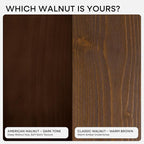 Homeforia Walnut 20 inch Floating Shelf, High End Solid Real Wood 20inch Floating Shelves for Wall Mounted, Dark Brown 20 inches Long Floating Shelves, Heavy Duty Bracket, 20 X 6.5 X 1.75 in, Set of 4