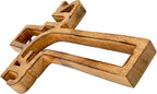 S.B.ARTS Wooden Wall Cross Handmade Wall Crucifix with Hand Carvings Cross for Baptism Gifts - Christians Spiritual Hanging Ornament for Wall Decor and Church (12 Inches)
