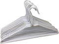 Pack of 30 Wire Hangers Steel Metal Drip Dry Coat Clothes Hangers -Metal Coat Hangers are Made of Stress-Hardened 13 -Gauge Steel Wire with a Thin Plastic (NOT Lacquer) Coating.