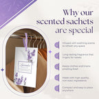 15 Pack Sachets for Drawers and Closets, Scented Sachets for Drawers, Closet Freshener Sachet for Drawers to Refresh Any Space, Sachet Bags, Scented Drawer Fresheners for Dresser, Lavender