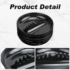 Reginary 12 Pcs Round Ashtray Large Plastic 6.69" Ashtray Holder Vintage Ash Tray for Indoor Outdoor Home Bar Restaurant Tabletop Ash Tray