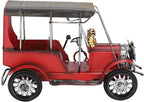 Antique Car Model, Vintage Retro Car Toys, Iron Metal Crafts Desktop Ornament with Delicate Craftsmanship, Classic Design for Home Office Bar Decoration, Gift for Car Lover