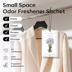 MYARO 12 Pack Assorted Floral Scented Sachets - Lavender, Rose, Jasmine, Ocean, Gardenia & Lily | Drawer, Closet & Car Air Freshener Bags | Multi-Scent Home Fragrance Gift Set