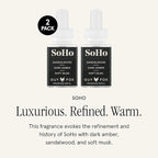Pura & GUY FOX Home Scent Refill - Smart Home Air Diffuser - Long-Lasting Luxury Fragrance per Refill - Household & Apartment Essential - Clean Diffuser Fragrance - 2 Pack, SoHo