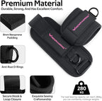 Ankle Resistance Bands with Cuffs, Ankle Bands for Working Out, Ankle Resistance Band for Legs and Glutes Workout Equipment, Butt Exercise Equipment for Women