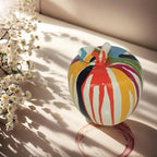 Colorful Apple Autumn Decorations, Resin Apple Sculptures, Medieval Modern Coffee Table, Living Room, Kitchen, Funky Home Decor, Womens Gift