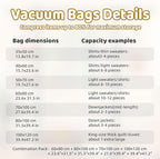 Vacuum Storage Bags with Electric Pump, Multi Size Space Saver Bags for Clothes, Comforters & Blankets, Compression Storage Bags with Airtight Seal, Reusable Travel Packing Bags (23.6 * 31.5in)